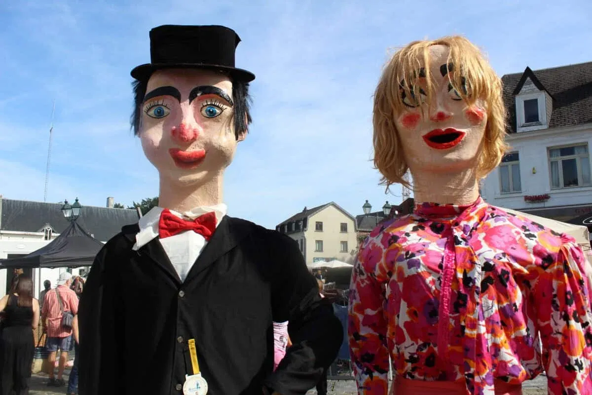 Giants at Tervuren braderie