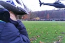 Sinterklaas per helikopter naar Tervuren